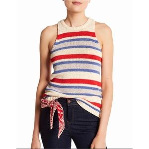 English Factory Striped Knit Tank